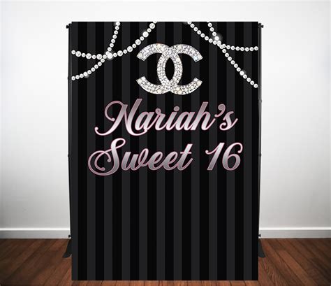 chanel inspired backdrop|Chanel backdrops.